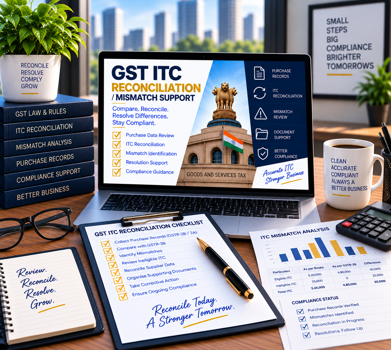 GST ITC Reconciliation and Mismatch Support